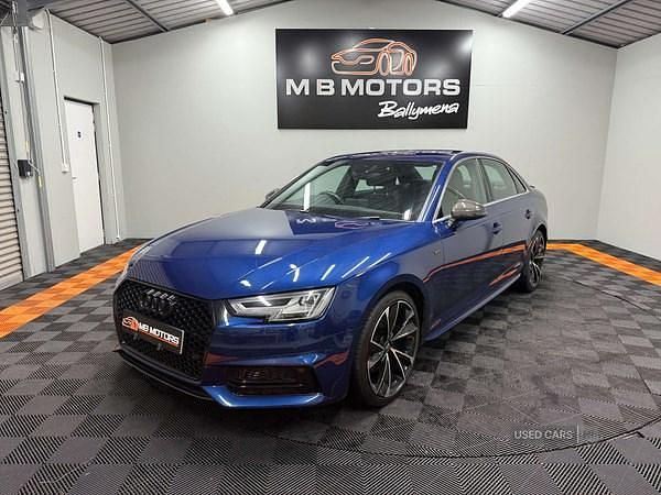 Used Audi A4 S-Line 190 HP (139 kW) 2017 Blue Sedan