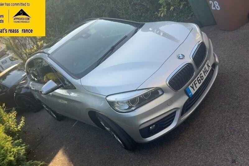 Silver Used 2016 BMW 225 Active Tourer Sport Line MPV | £8,880 (Fair price) - Image 1/1