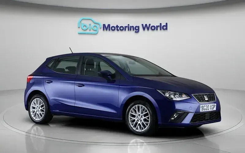Used Seat Ibiza SE Technology 95 HP (69 kW) 2020 Blue Hatchback