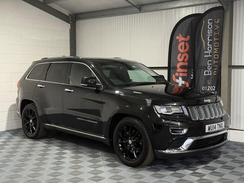 Black Used 2014 Jeep Grand Cherokee Summit SUV | £11,495 (Fair price) - Image 1/4
