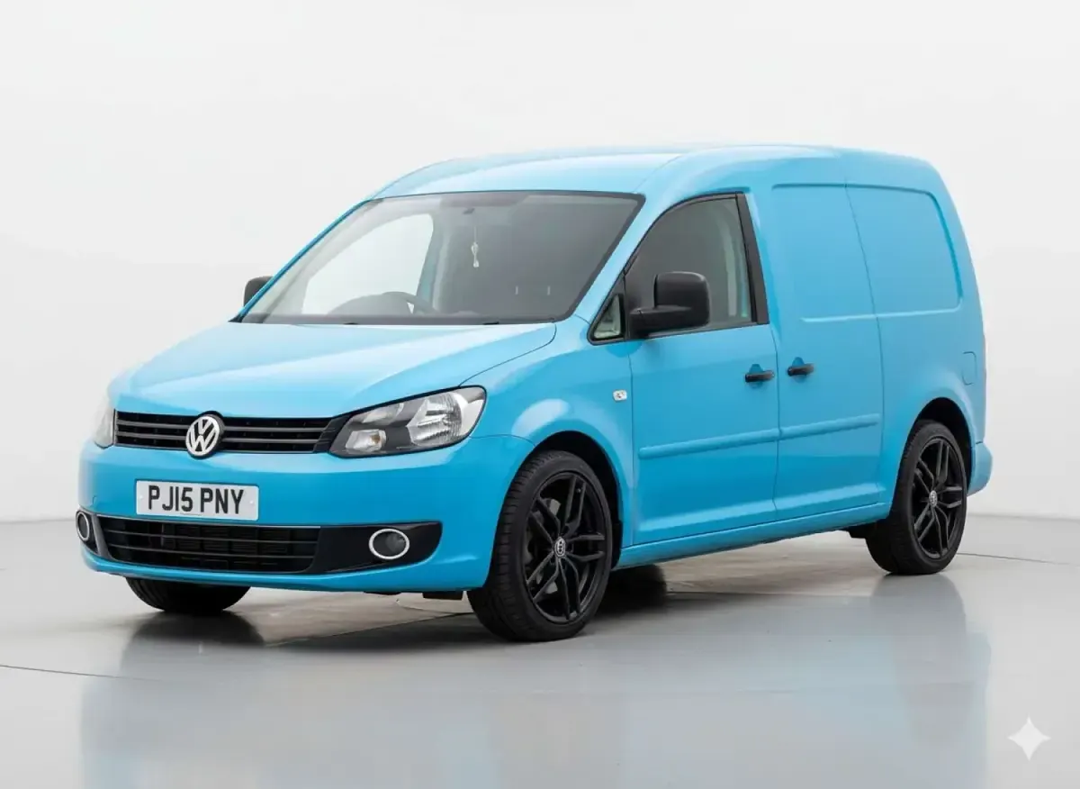 Used VW Caddy Startline 102 HP (75 kW) 2015 Blue MPV