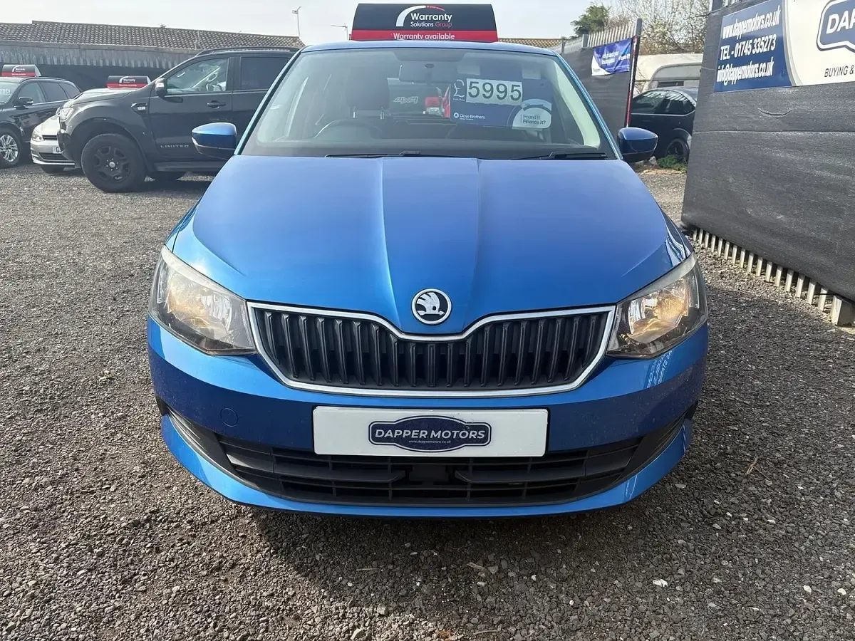 Used Skoda Fabia SE 110 HP (80 kW) 2015 Blue Hatchback