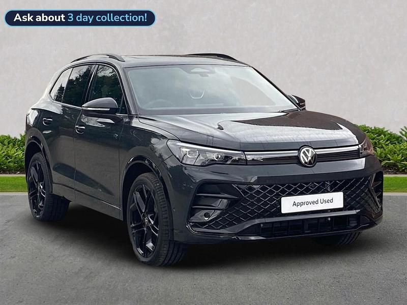 Grey New 2025 VW Tiguan R-line SUV | £48,777 (Expensive) - Image 1/4