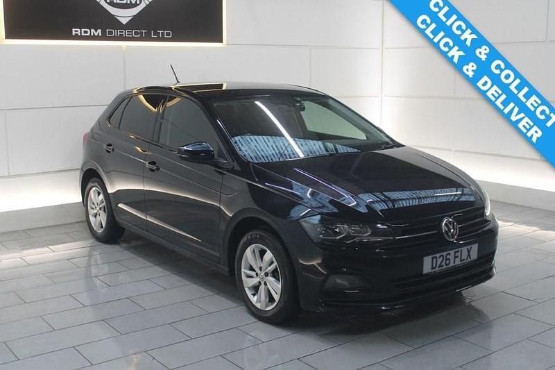 Black Used 2019 VW Polo SE Hatchback | £7,900 (Fair price) - Image 1/3