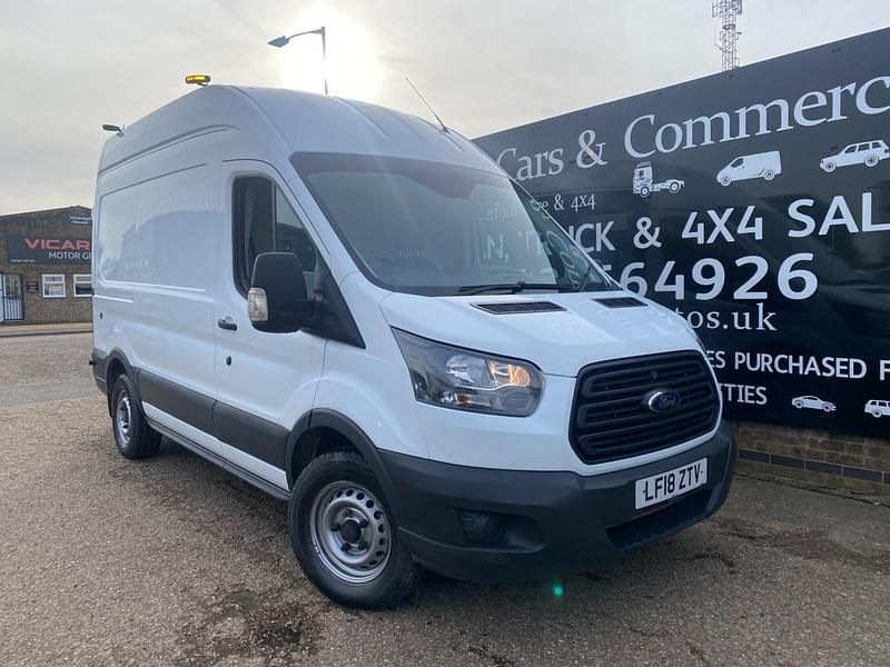 Used Ford Transit 130 HP (95 kW) 2018 White Van