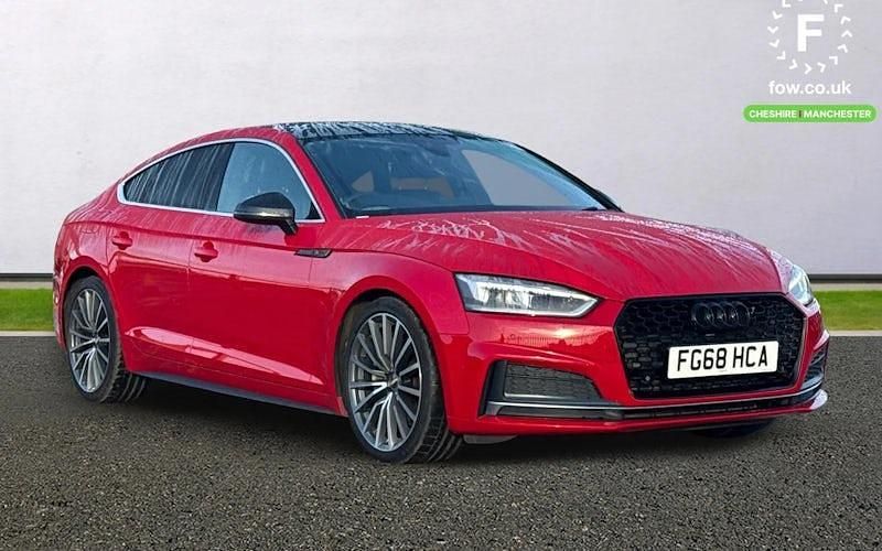 Red Used 2018 Audi A5 Sportback S-Line Hatchback | £21,699 (A bit pricey) - Image 1/4