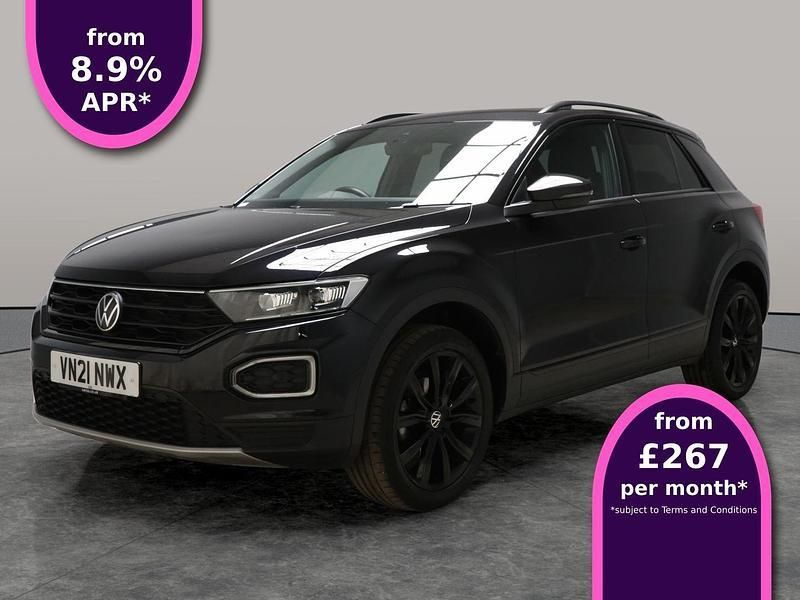 Black Used 2021 VW T-Roc Black Edition SUV | £19,176 (Fair price) - Image 1/3