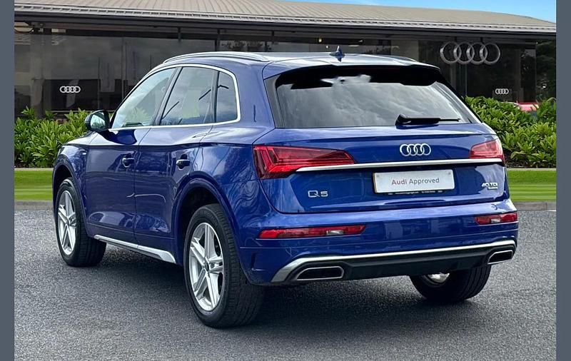 Begagnad Audi Q5 S-Line 204 HK (150 kW) 2023 Blå SUV