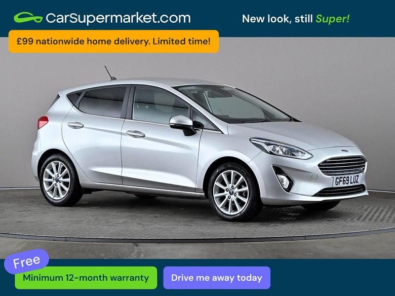 Used Ford Fiesta Titanium 2019 Silver Hatchback