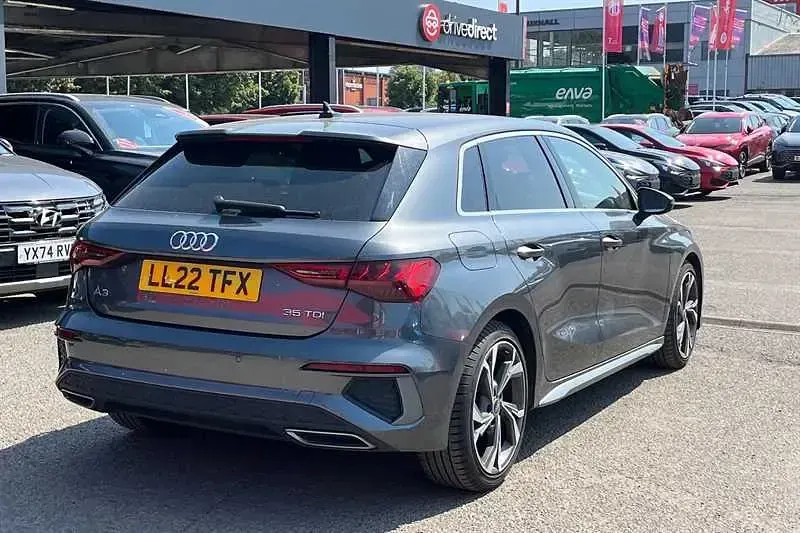 Used Audi A3 Sportback S-Line 150 HP (110 kW) 2022 Grey Hatchback