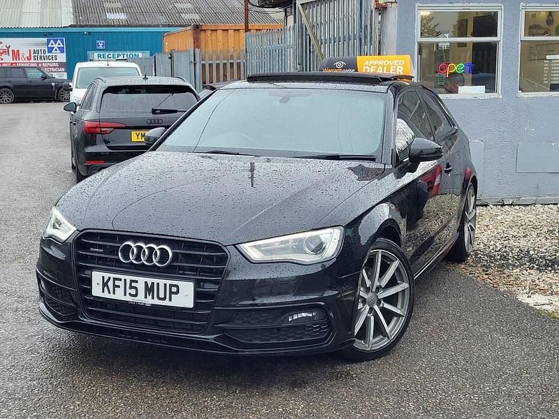 Used Audi A3 Black Edition 184 HP (135 kW) 2015 Black Hatchback