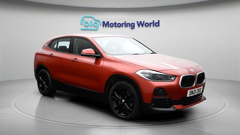 Used BMW X2 Sport Line 221 HP (162 kW) 2021 Orange SUV