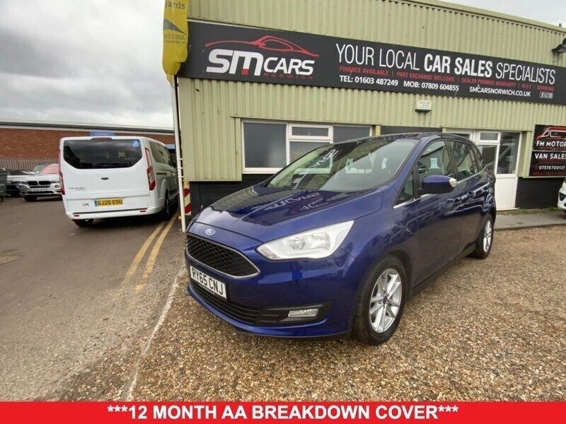 Blue Used 2016 Ford Grand C-Max Zetec MPV | £6,450 (Fair price) - Image 1/4