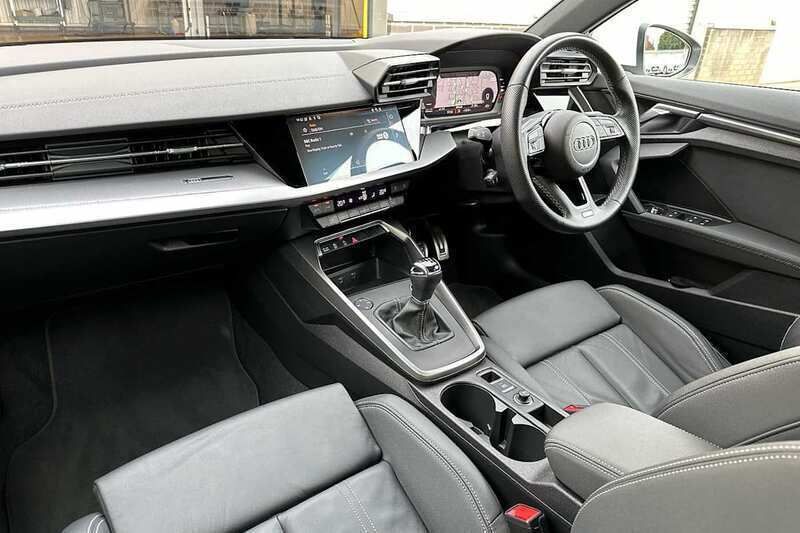 Used Audi A3 S-Line 148 HP (108 kW) 2021 White Hatchback