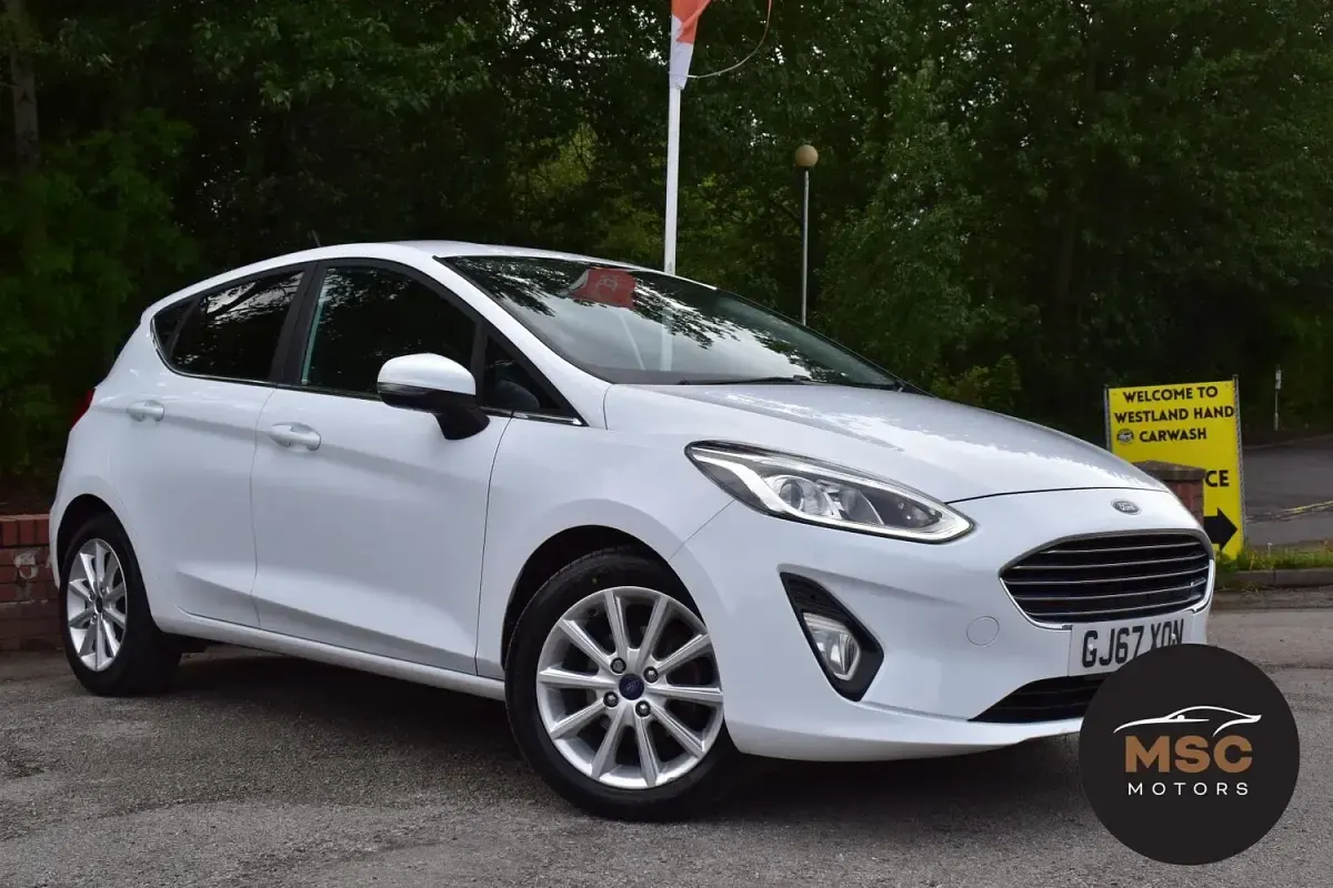Used Ford Fiesta Titanium 2017 White Hatchback