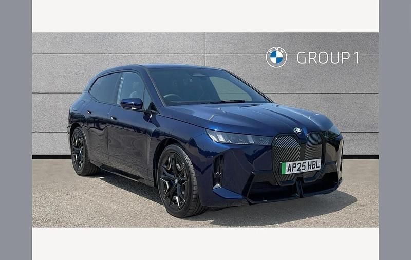 Blue New 2025 BMW iX M Sport SUV | £71,950 (Expensive) - Image 1/4