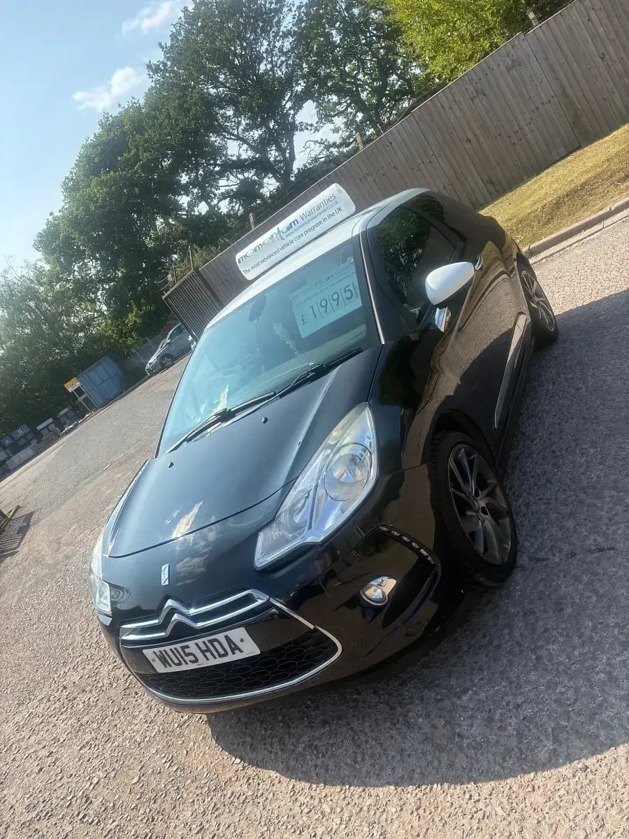 Used Citroën DS3 90 HP (66 kW) 2015 Black Hatchback