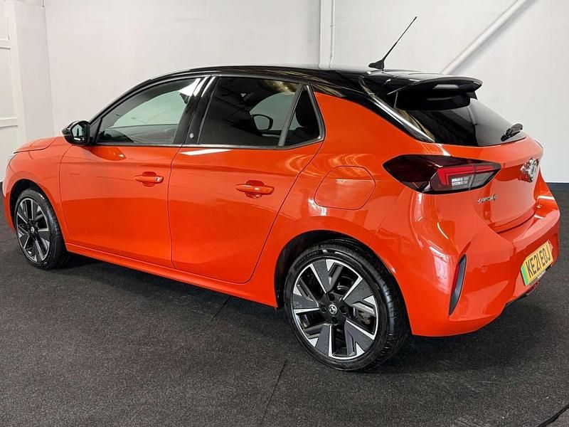 Used Vauxhall Corsa-e SRi 100 kW (136 HP) 2021 Orange Hatchback