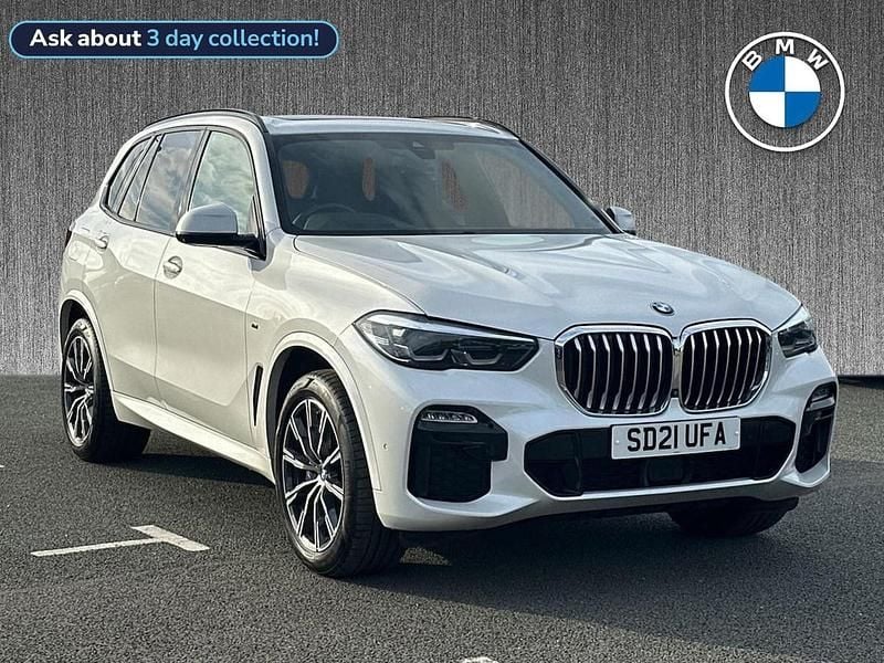 White Used 2021 BMW X5 M Sport SUV | £41,999 (Good price) - Image 1/4