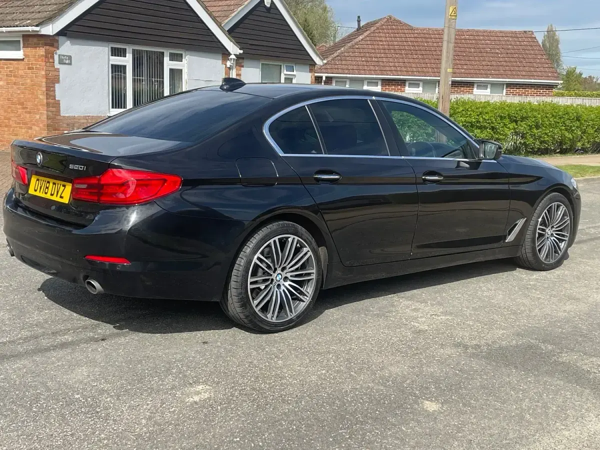 Used BMW 520 Sport Line 2018 Black Sedan