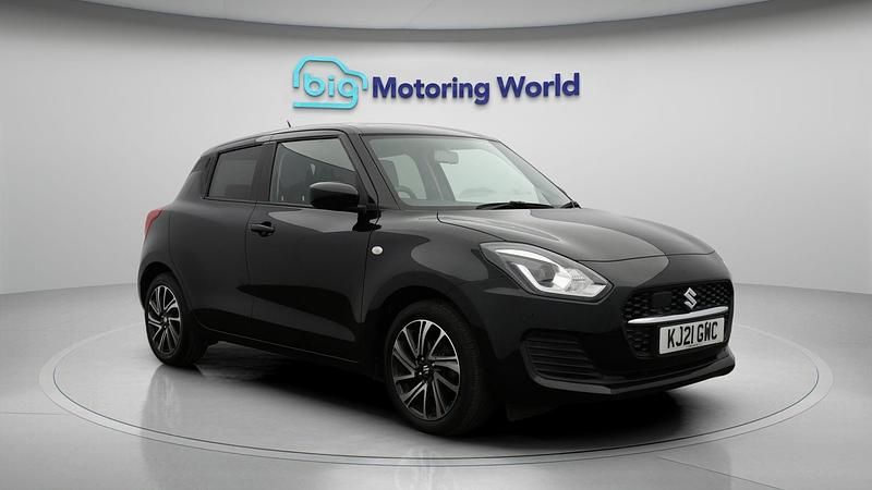 Black Used 2021 Suzuki Swift SZ-L Hatchback | £9,600 (Fair price) - Image 1/4