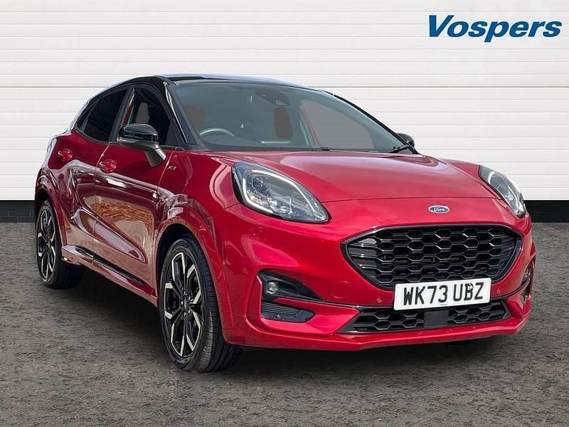 Red Used 2023 Ford Puma ST-Line X SUV | £15,990 (Fair price) - Image 1/3