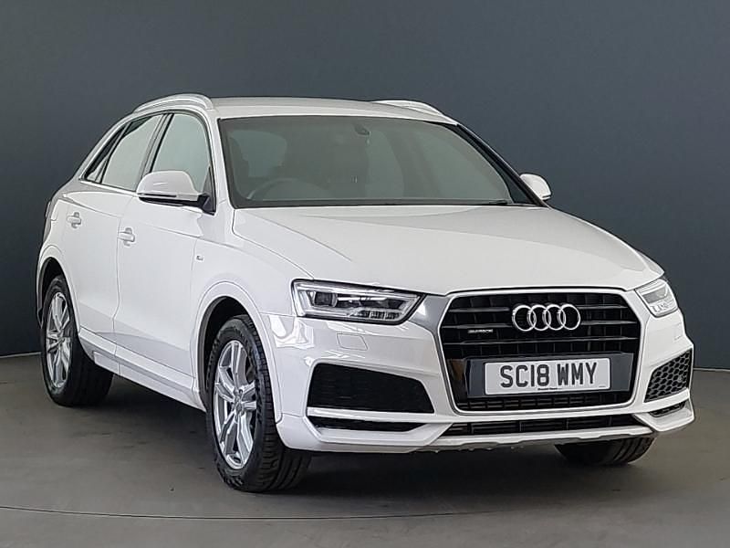 Used Audi Q3 S-Line 180 HP (132 kW) 2018 White SUV