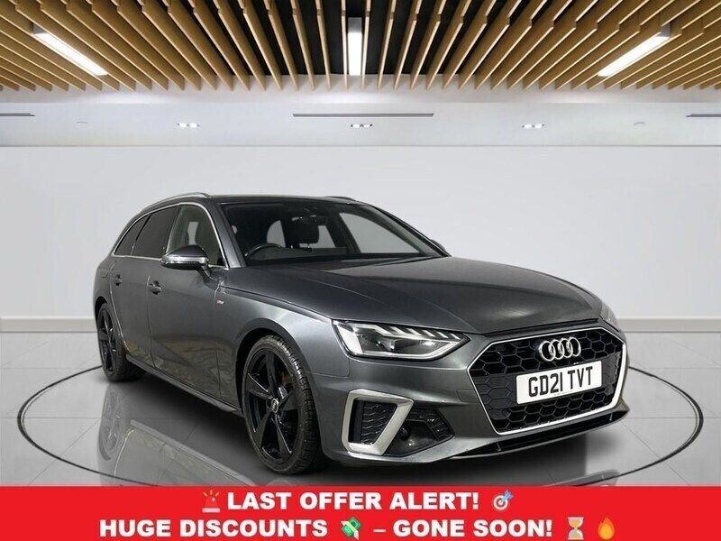 Grey Used 2021 Audi A4 S-Line Estate | £22,299 (Good price) - Image 1/3