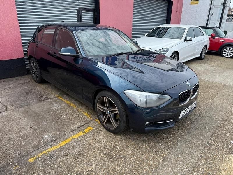 Used BMW 114 Sport Line 102 HP (75 kW) 2013 Blue Hatchback