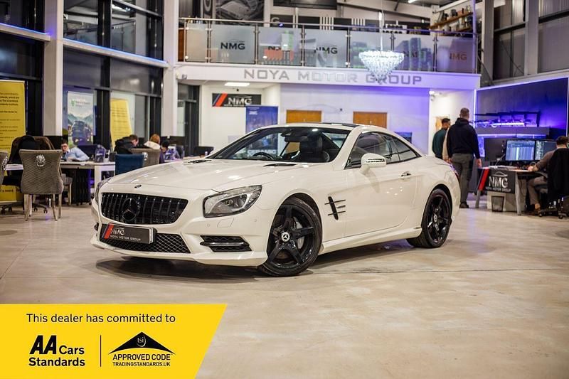 Used Mercedes SL350 2013 White Cabriolet
