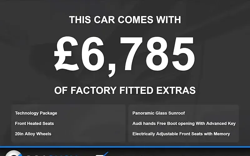 Used Audi A6 Black Edition 320 HP (235 kW) 2018 Estate