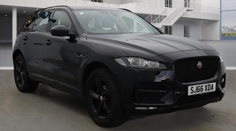 Black Used 2016 Jaguar F-Pace R-Sport SUV | £15,495 (Fair price) - Image 1/4