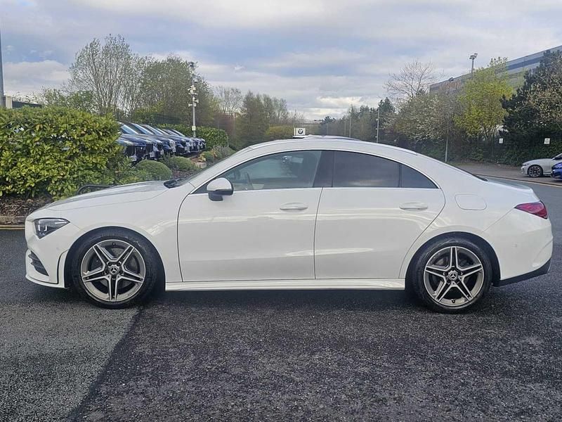 Used Mercedes CLA200 AMG line 2020 White Coupe