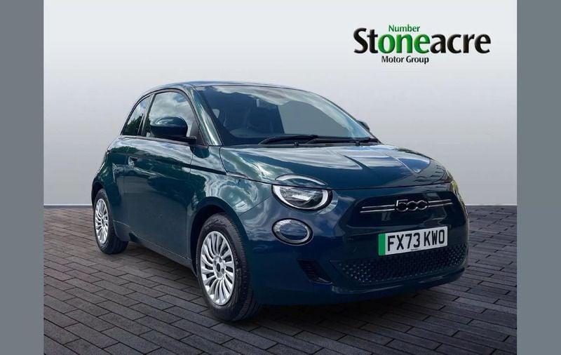 Green Used 2023 Fiat 500e Action Hatchback | £12,000 (Super price) - Image 1/4