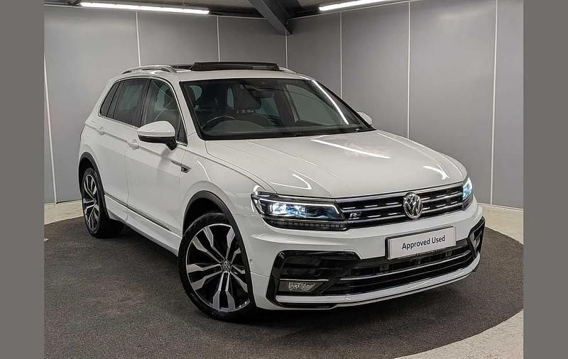 Used VW Tiguan R-line 150 HP (110 kW) 2020 White SUV