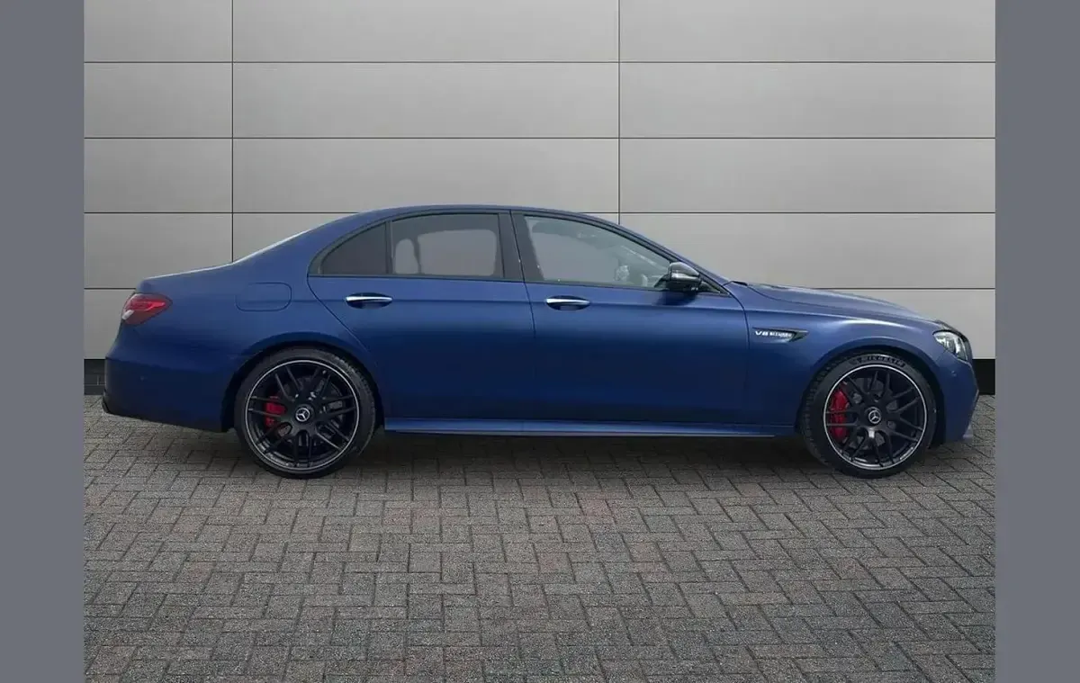 Used Mercedes E63S AMG Edition 603 HP (443 kW) 2021 Blue Sedan
