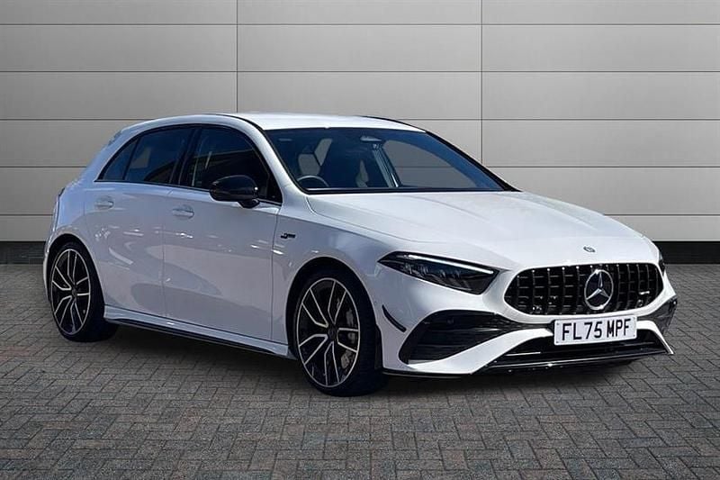 New Mercedes A35 AMG Edition 306 HP (225 kW) 2025 White Hatchback