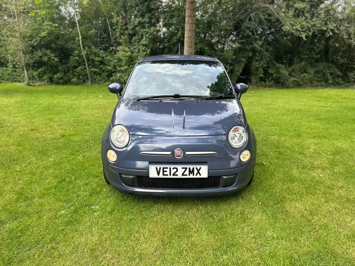 Used Fiat 500 85 HP (62 kW) 2012 Blue Hatchback