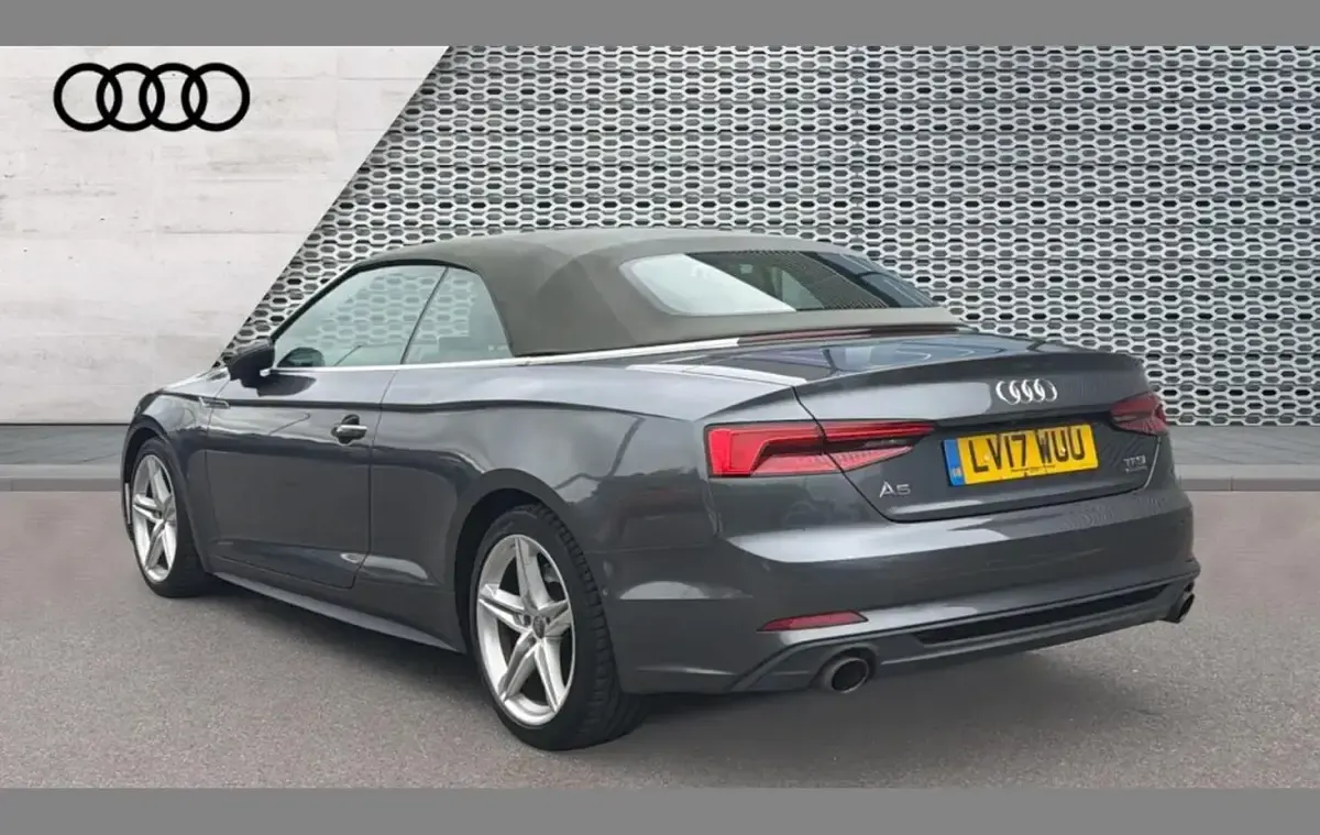 Used Audi A5 Cabriolet S-Line 248 HP (182 kW) 2017 Grey Cabriolet