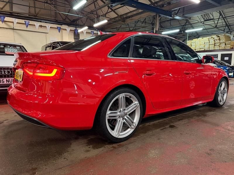 Used Audi A4 S-Line 2015 Red Sedan