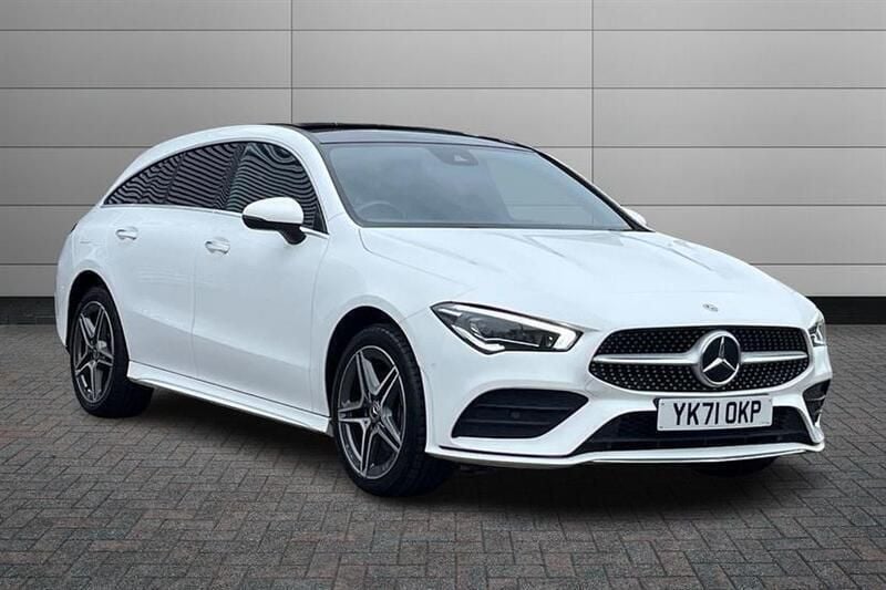 White Used 2022 Mercedes CLA250e AMG Line Premium Plus Sedan | £19,195 (Super price) - Image 1/4