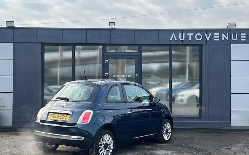 Used Fiat 500 Lounge 69 HP (50 kW) 2014 Blue Hatchback