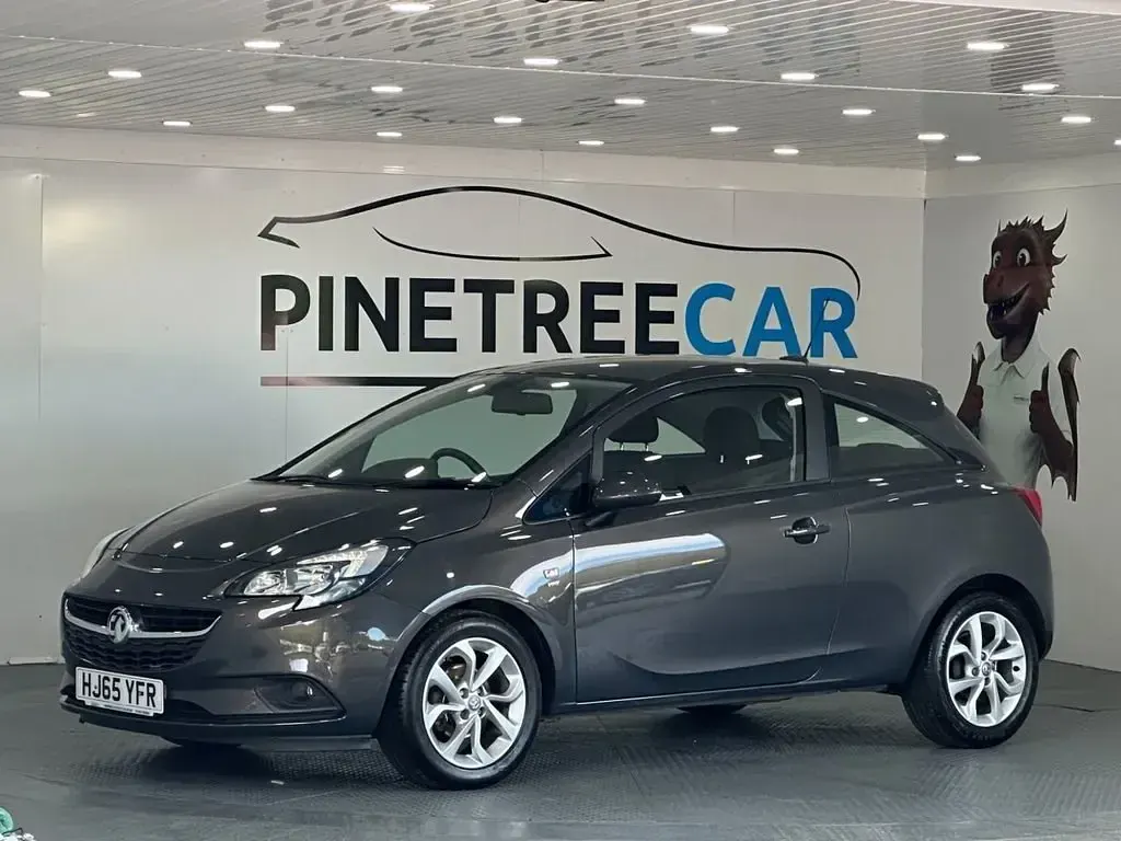 Begagnad Vauxhall Corsa 70 HK (51 kW) 2015 Grå Halvkombi