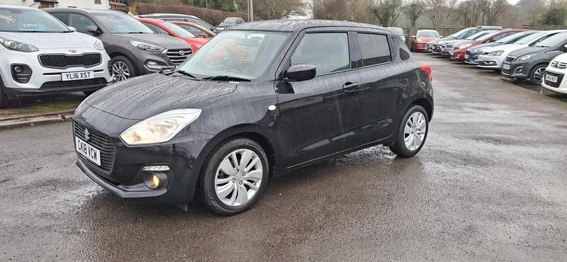Black Used 2018 Suzuki Swift SZ-T Hatchback | £5,795 (Fair price) - Image 1/4