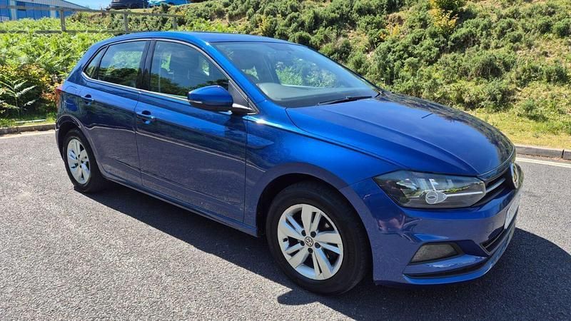 Blue Used 2018 VW Polo SE Hatchback | £8,499 (Good price) - Image 1/4