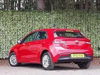 Used Kia Rio 2021 Red Hatchback