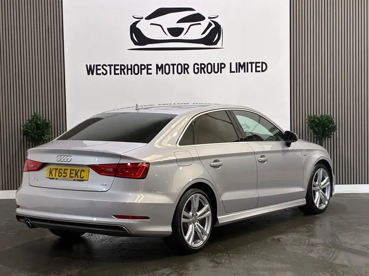 Used Audi A3 S-Line 110 HP (80 kW) 2016 Grey Sedan