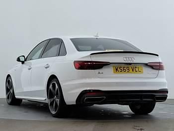 Used Audi A4 Black Edition 150 HP (110 kW) 2019 White Sedan