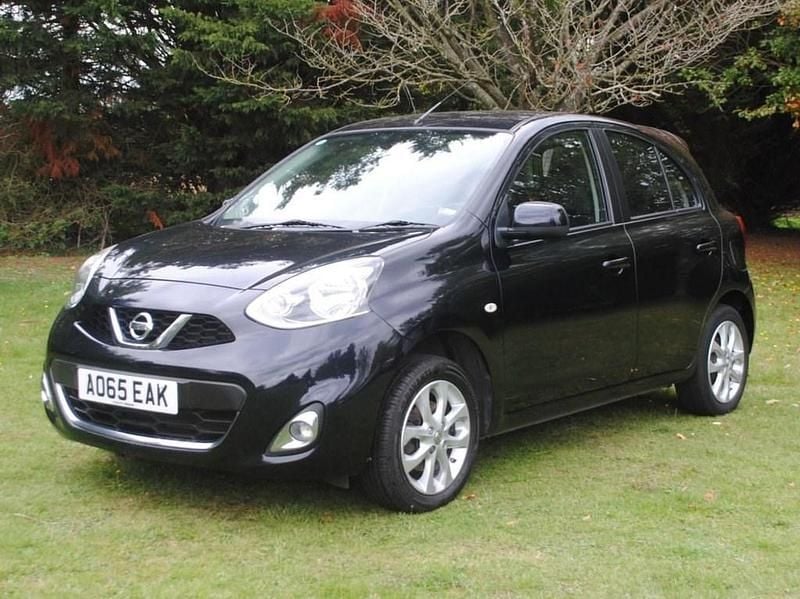 Black Used 2015 Nissan Micra Acenta Hatchback | £5,695 (Fair price) - Image 1/3