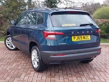 Used Skoda Karoq SE Technology 116 HP (85 kW) 2019 Blue SUV